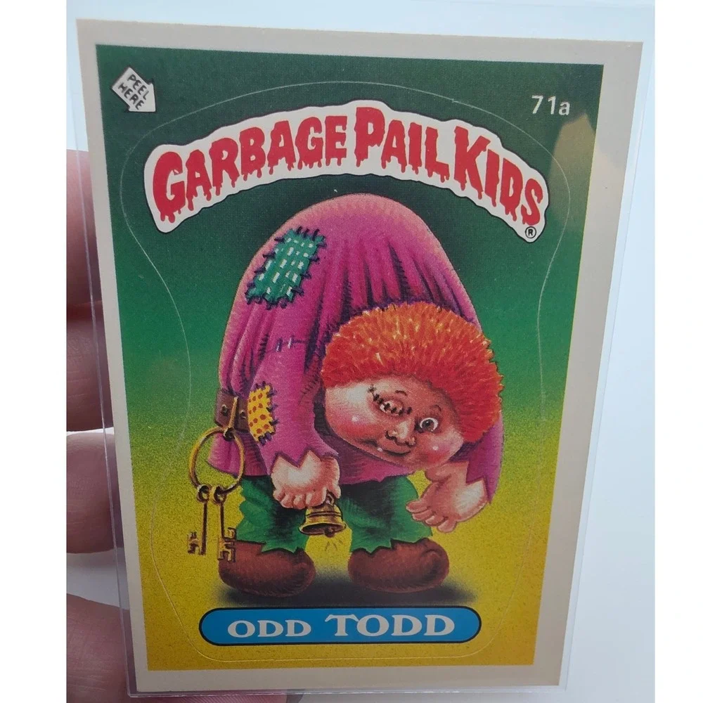 Topps Garbage Pail Kids Trading Card OS2 Green Fair 71a Odd Todd
